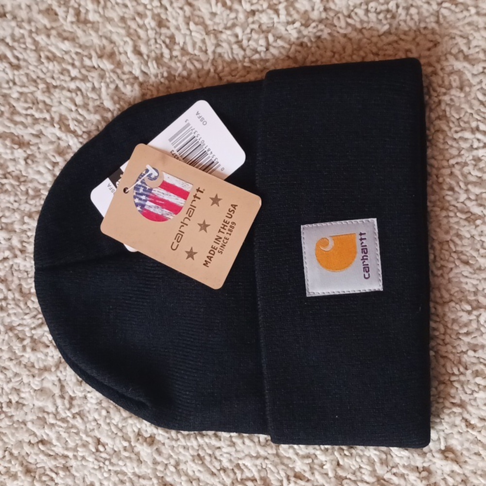 Carhartt Beanie, Black, New with Tags